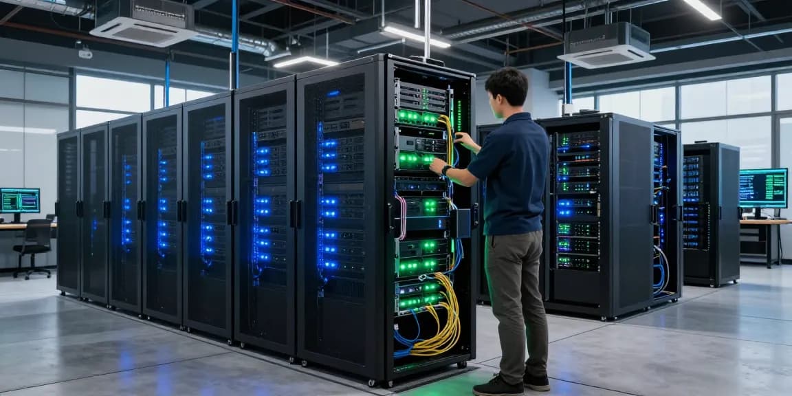 Secure and reliable rokok88 login experience showcased in a modern server infrastructure scene.