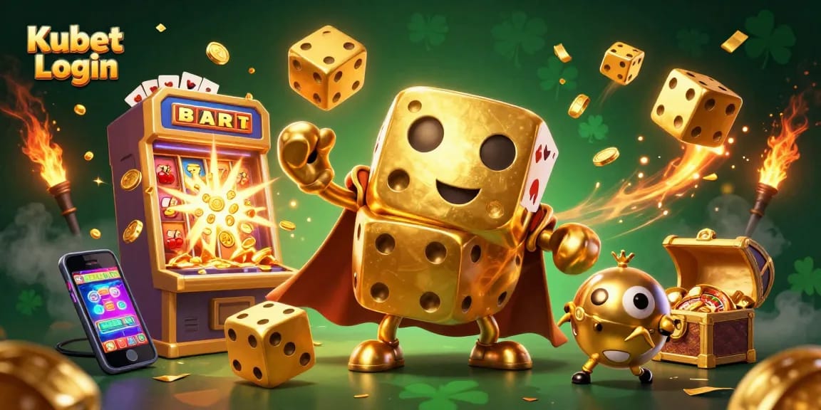 Permainan seru di Kubet Login dengan golem dadu emas dan slot jackpot yang memanjakan pemain.