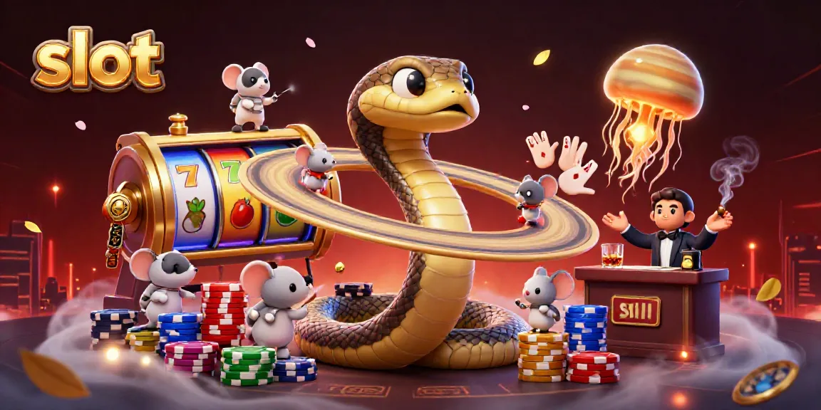 Spin slots and win with a vibrant cosmic scene featuring unique characters and casino elements.