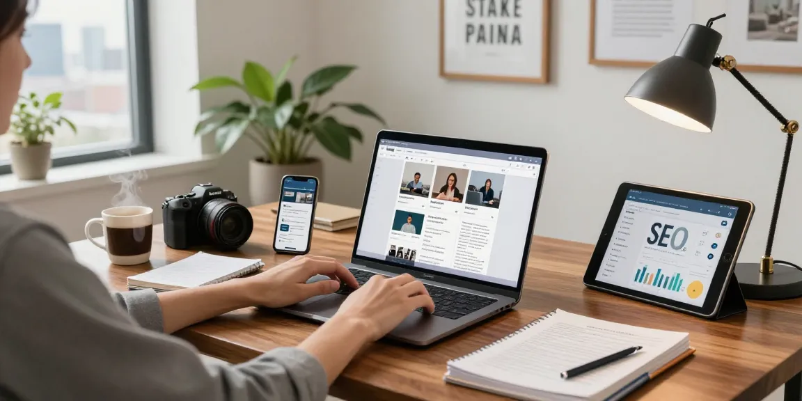 Quality and authority blogs showcased in a modern blogging workspace with a vibrant atmosphere.