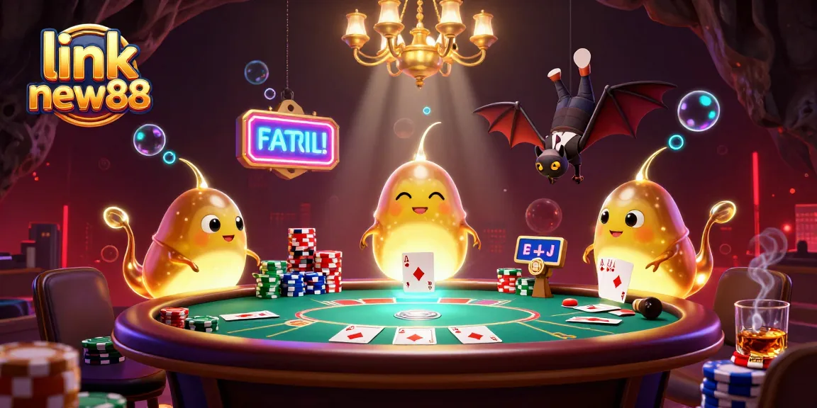 Engage with link new88 for an immersive gaming experience in a vibrant casino scene.