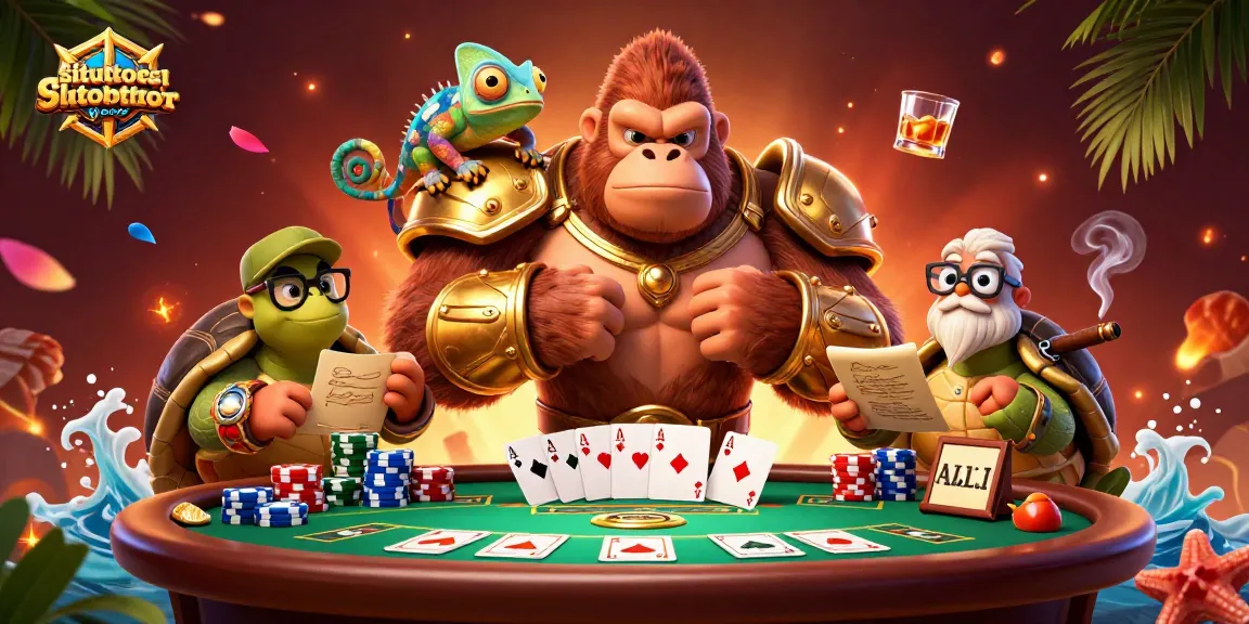 Experience the excitement at situstotoslottergacor with a powerful gorilla king and dynamic casino elements.