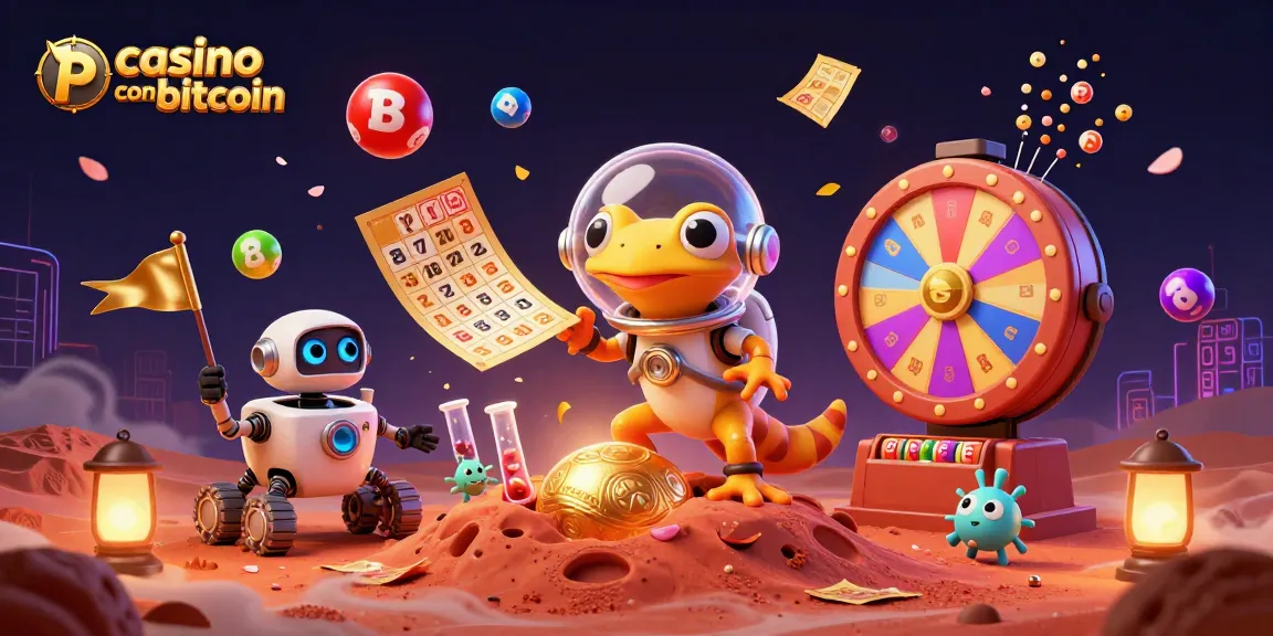 Giocatori esperti divertono nel casino con bitcoin tra palline colorate e jackpot nei festeggiamenti.