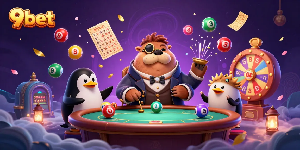 Experience thrilling poker action with 9bet's underwater casino featuring charming characters.