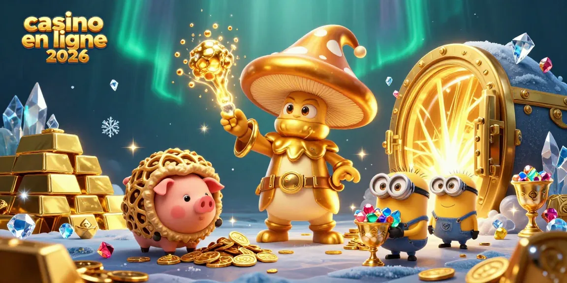 Visitez casino en ligne 2026 avec des personnages magiques et trésors scintillants.