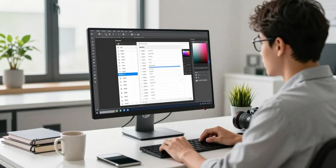 Efficient Snipaste下载 demonstration in a modern digital workspace with a user capturing and annotating screenshots.
