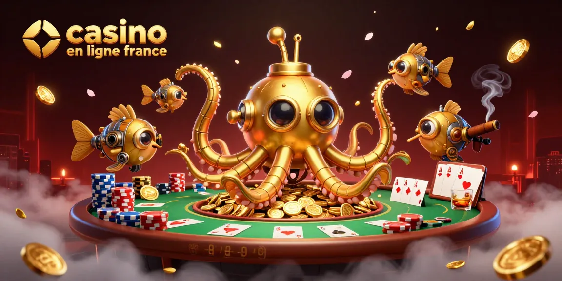 Jouez au casino en ligne France avec des machines à sous et des jetons colorés.