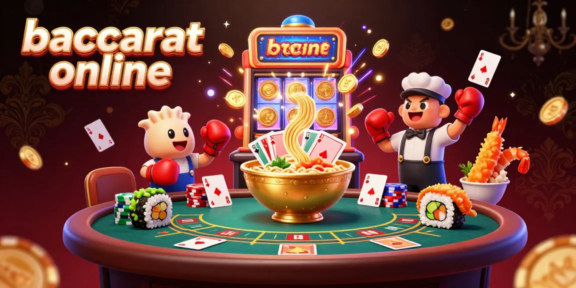 Experience baccarat online with vibrant 3D characters and an exciting casino scene bursting with energy.