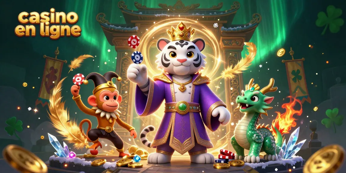 Vivez l'excitation vibrante du casino en ligne avec des personnages animés et des éléments de jeu dynamiques.