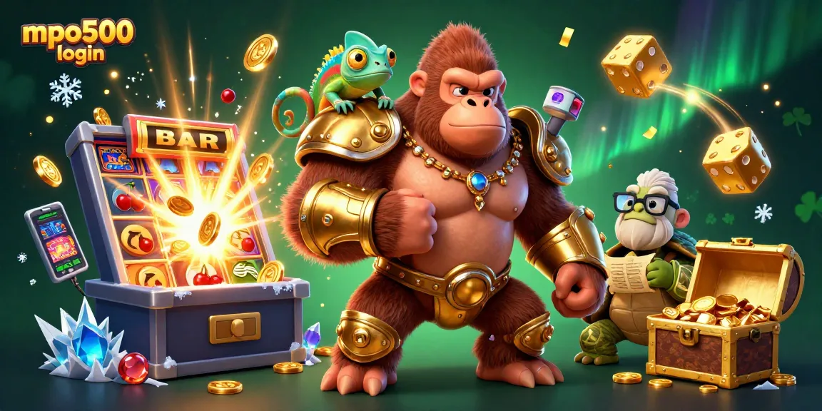 Experience winning excitement with mpo500 login in a vibrant casino scene bursting with action.
