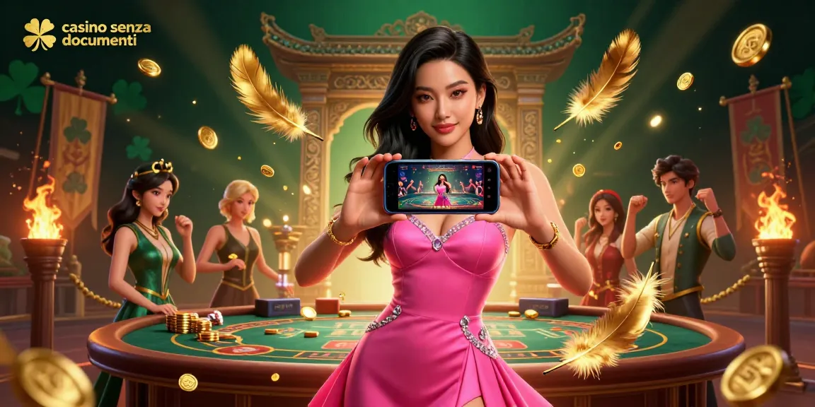 Gioca ai giochi con croupier dal vivo presso il casino senza documenti con immagini coinvolgenti e un gameplay emozionante.