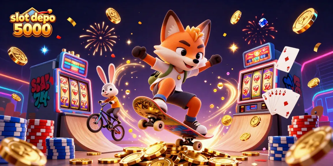 Experience thrill with slot depo 5000 as foxes and rabbits celebrate explosive wins!