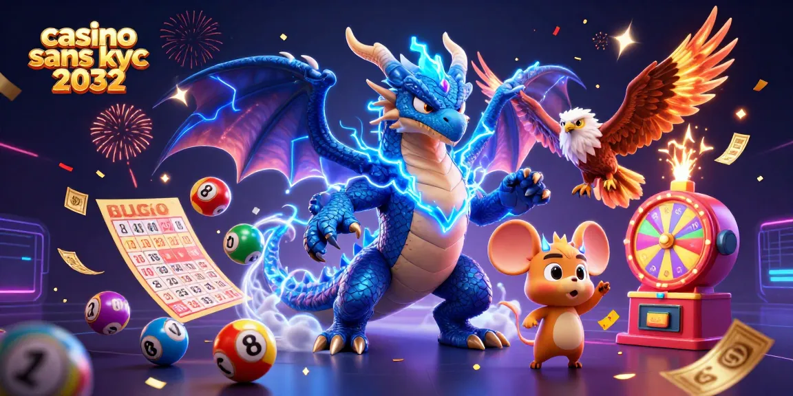 Accédez au casino sans KYC 2032 et découvrez la magie du jeu avec des personnages colorés.