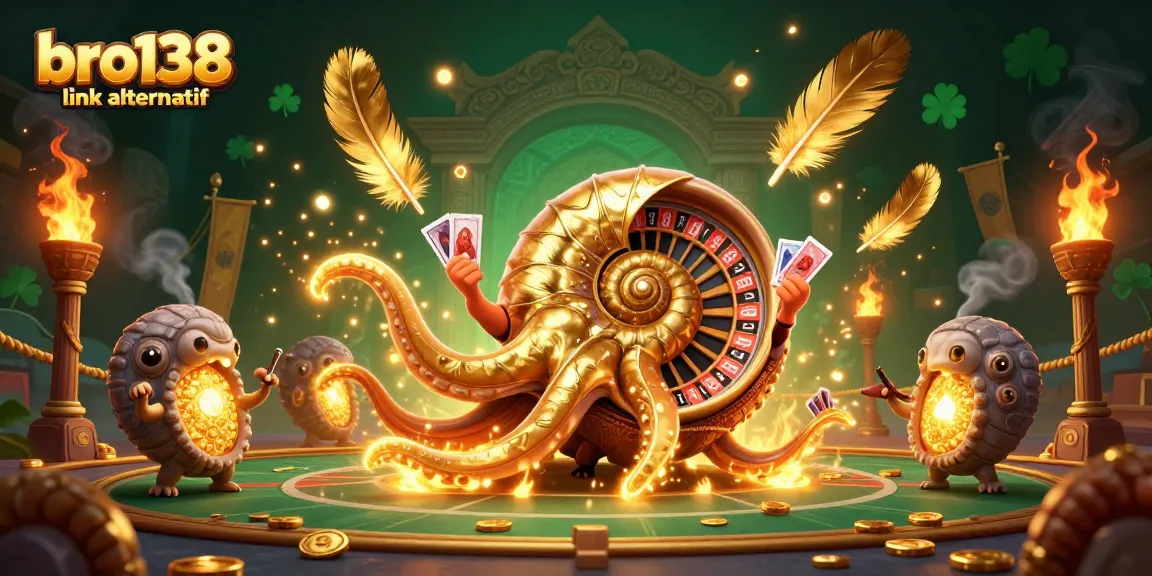 Engage with bro138 link alternatif and explore dynamic gambling with a vibrant casino illustration.