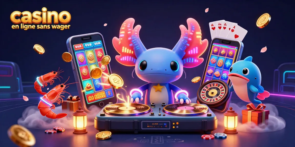 Découvrez le casino en ligne sans wager avec des bonus sans conditions de mise sur notre illustration dynamique.