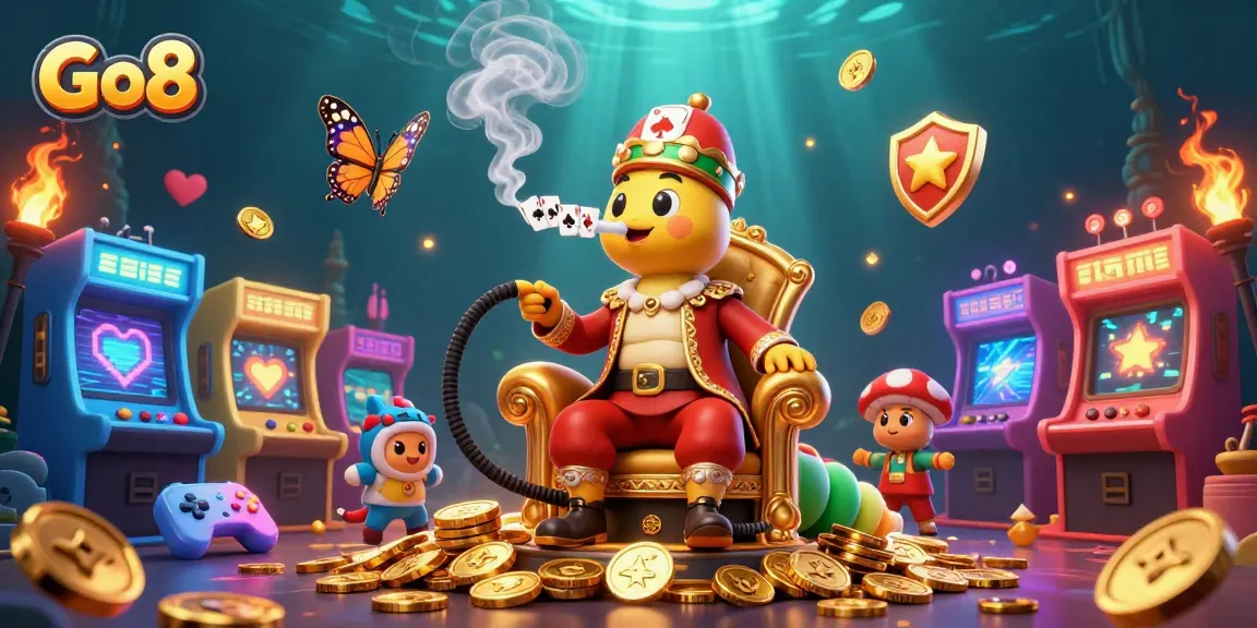 Experience thrilling slots and casino action with Go8’s vibrant digital gaming scene featuring unique characters.
