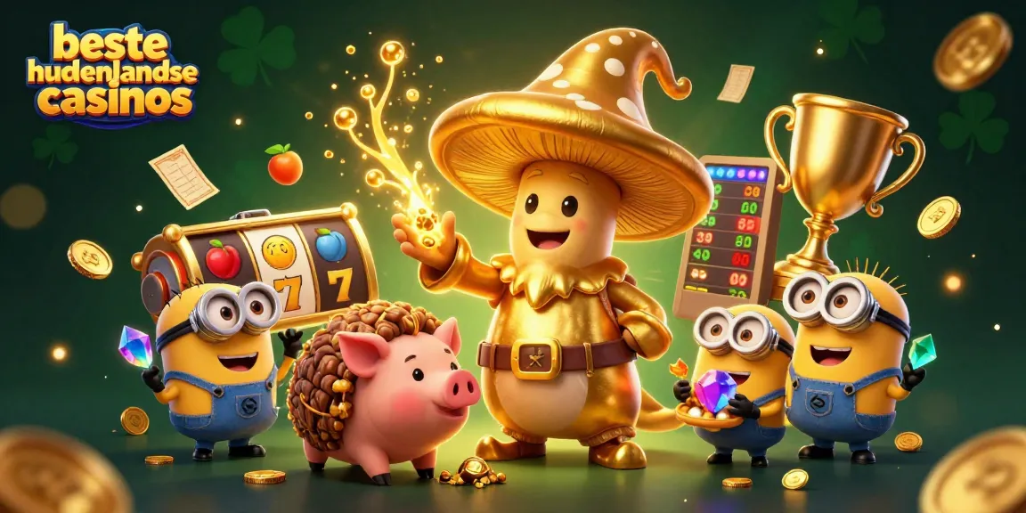 Experience the magic of beste buitenlandse casinos with this captivating 3D illustration of winning casino elements.